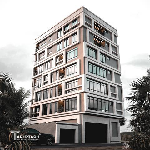 طراحی ساختمان مسکونی ارکیده