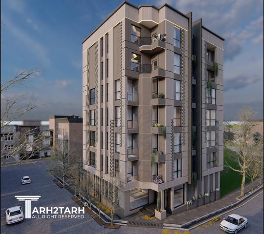 طراحی ساختمان مسکونی ارکیده