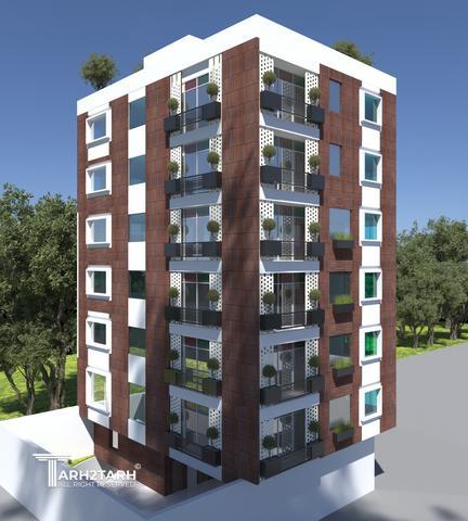 طراحی ساختمان مسکونی ارکیده