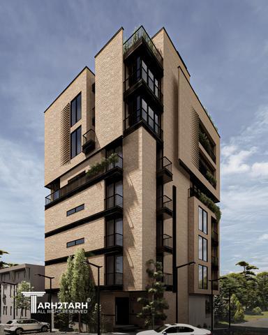 طراحی ساختمان مسکونی ارکیده