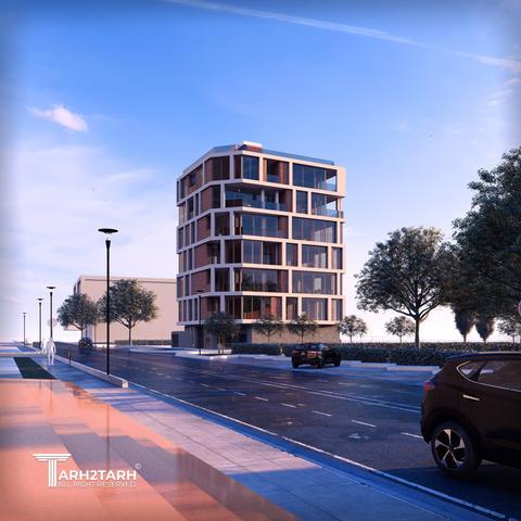 طراحی ساختمان مسکونی ارکیده