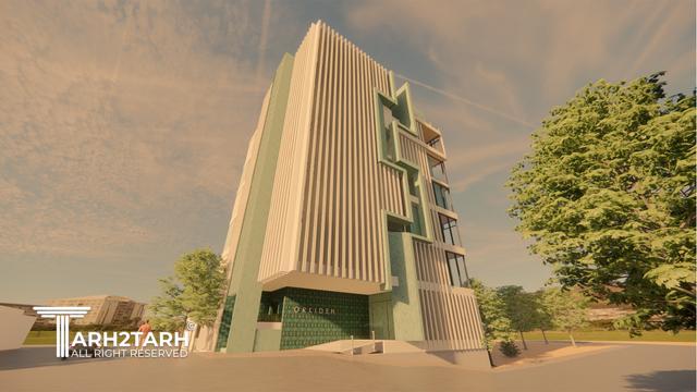 طراحی ساختمان مسکونی ارکیده