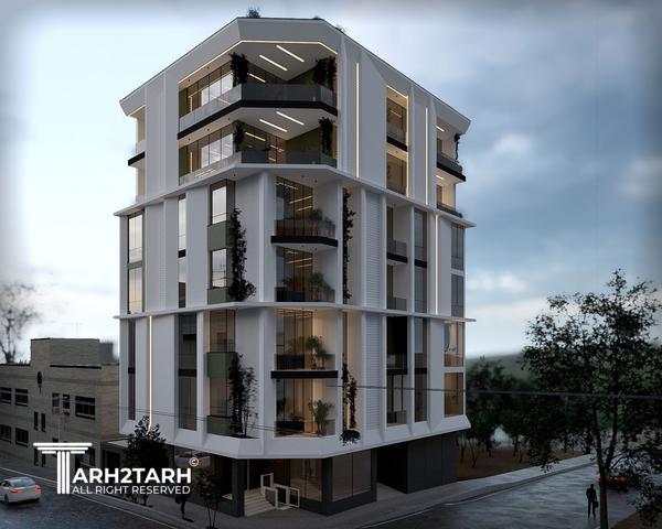 طراحی ساختمان مسکونی ارکیده