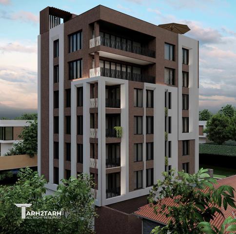 طراحی ساختمان مسکونی ارکیده