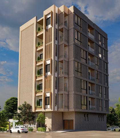 طراحی ساختمان مسکونی ارکیده