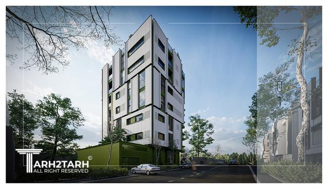 طراحی ساختمان مسکونی ارکیده