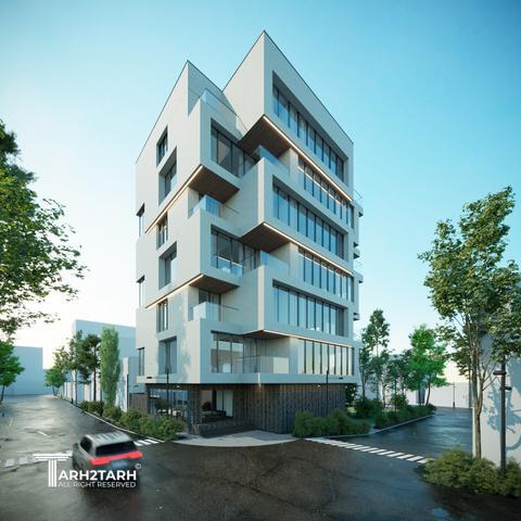 طراحی ساختمان مسکونی ارکیده