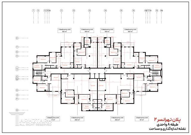 طراحی پلان تهرانسر 2