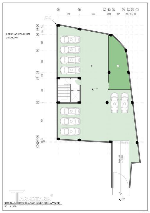 نفر پنجم مسابقه طراحی پلان پروژه مانا