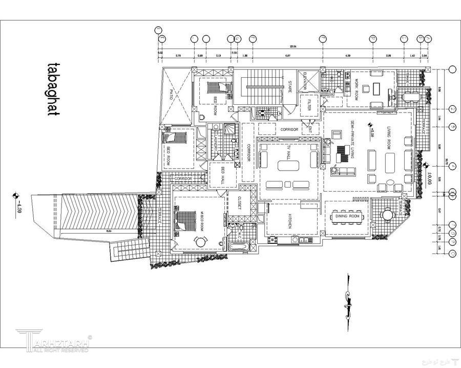 نفر دوم مسابقه طراحی پلان پروژه مانا