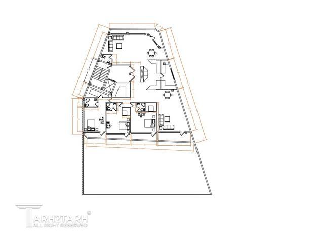 طراحی پلان مهمانکده
