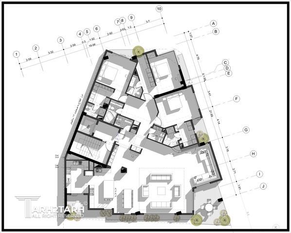 طراحی پلان مهمانکده