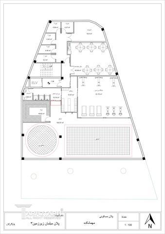 طراحی پلان مهمانکده
