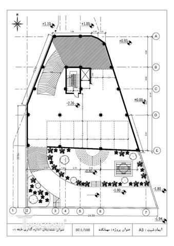 طراحی پلان مهمانکده