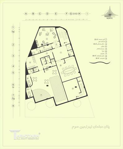 طراحی پلان مهمانکده