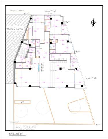 طراحی پلان مهمانکده