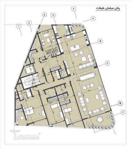 طراحی پلان مهمانکده