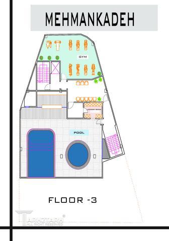 طراحی پلان مهمانکده