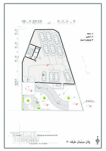 طراحی پلان مهمانکده