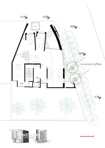 طراحی پلان مهمانکده