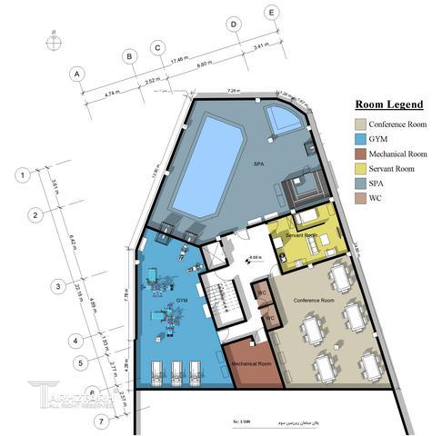 طراحی پلان مهمانکده