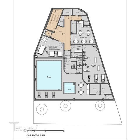 طراحی پلان مهمانکده
