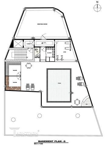 طراحی پلان مهمانکده