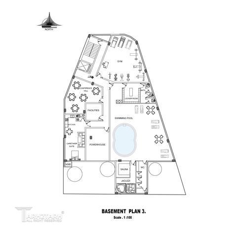 طراحی پلان مهمانکده