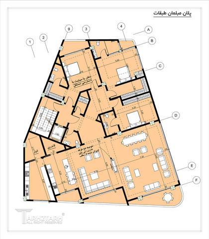 طراحی پلان مهمانکده