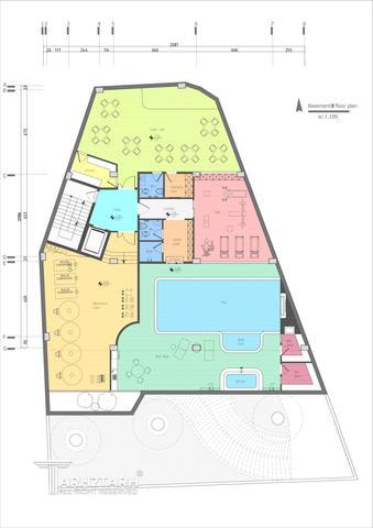 طراحی پلان مهمانکده