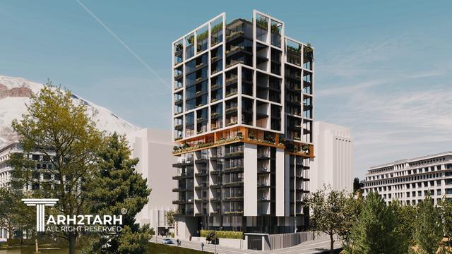 طراحی برج باغ مسکونی هامون