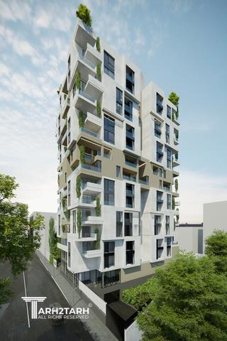 طراحی برج باغ مسکونی هامون