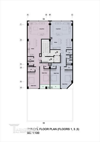 نمونه کار دفتر معماری صاد
