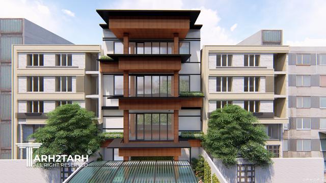 پکیج طراحی مجتمع مسکونی پردیس