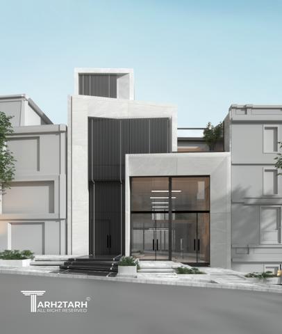 طراحی نما ساختمان تجاری لنا