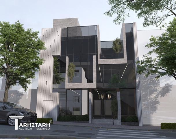 طراحی نما ساختمان تجاری لنا