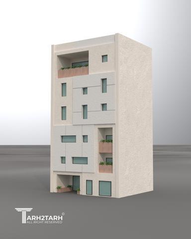 طراحی نما ساختمان تجاری لنا