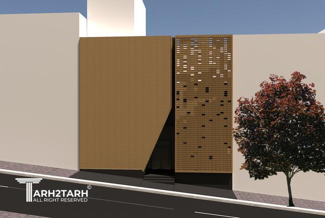 طراحی نما ساختمان تجاری لنا