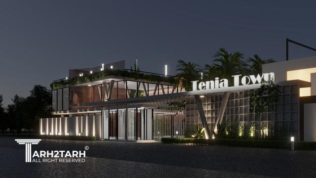 توده گذاری ویلاها و طراحی ساختمان مشاعات شهرک الند (Oland)