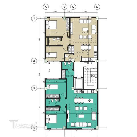 طراحی پلان رودهن بتیا