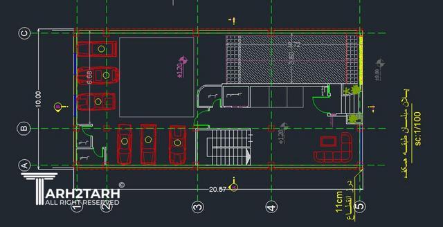 طراحی پلان رودهن بتیا