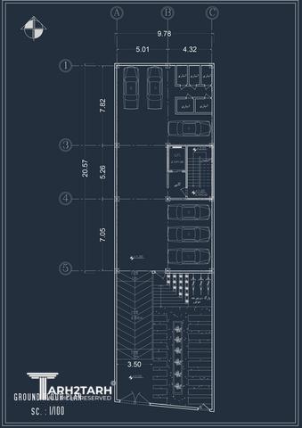 طراحی پلان رودهن بتیا