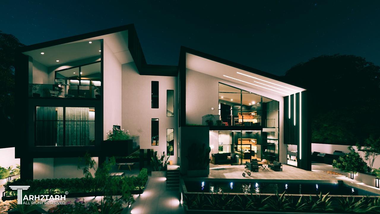 طراحی ویلا خانه دل