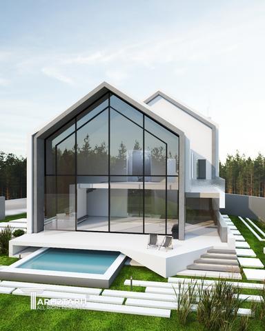 طراحی ویلا خانه دل