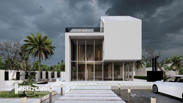 طراحی ویلا خانه دل