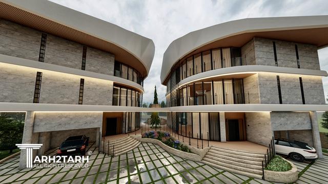 طراحی ویلا خانه دل