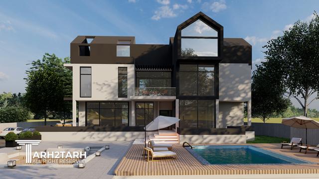 طراحی ویلا خانه دل