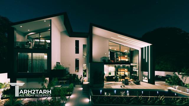 طراحی ویلا خانه دل