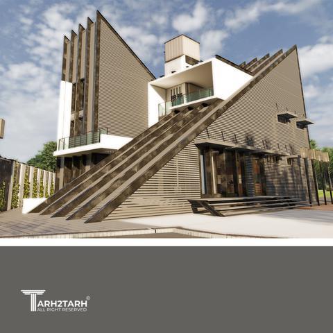 طراحی ویلا خانه دل