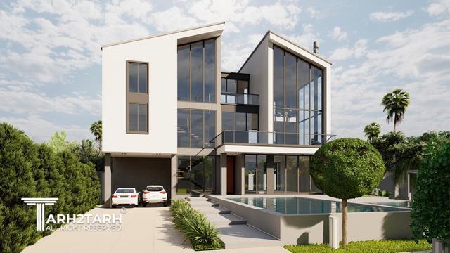 طراحی ویلا خانه دل